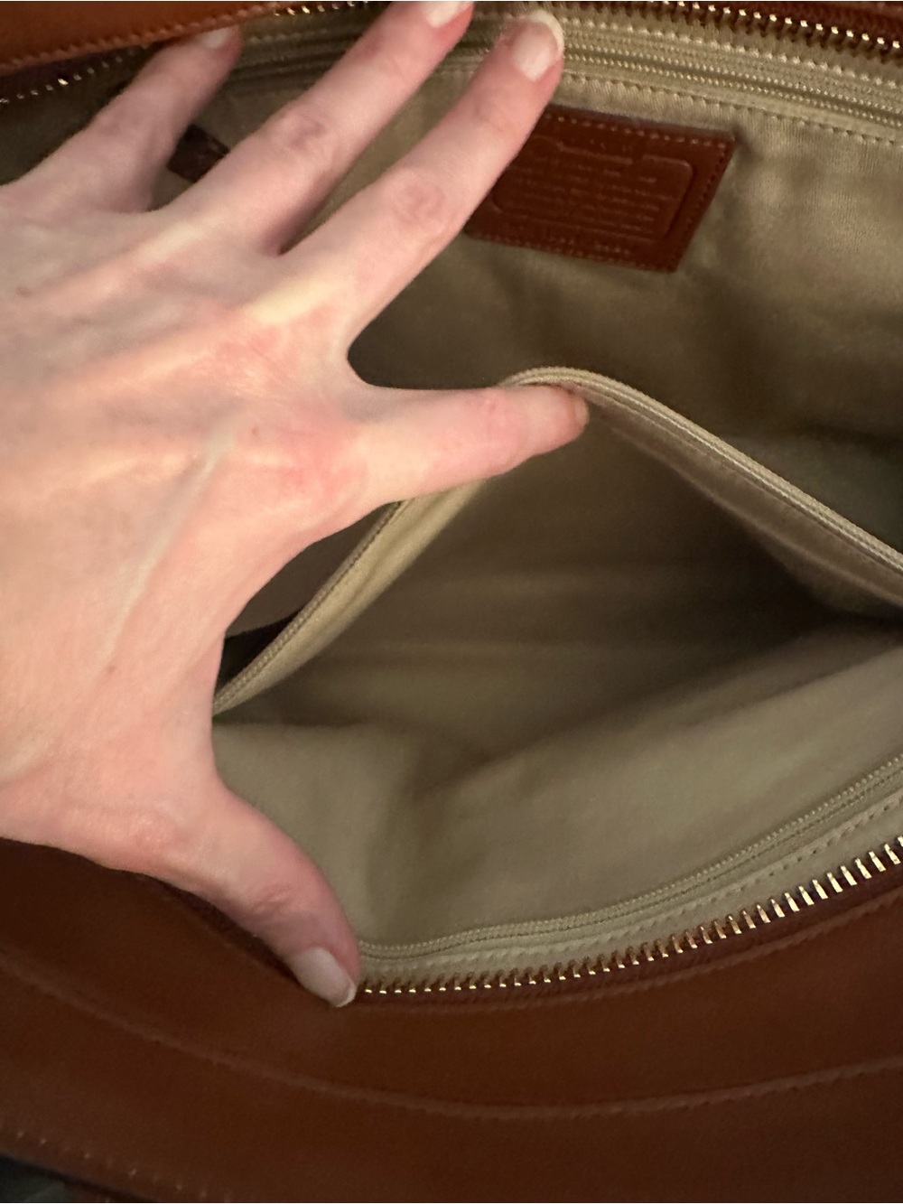 Coach Legacy Candace Carry All Chestnut Brown - Picture 9 of 15